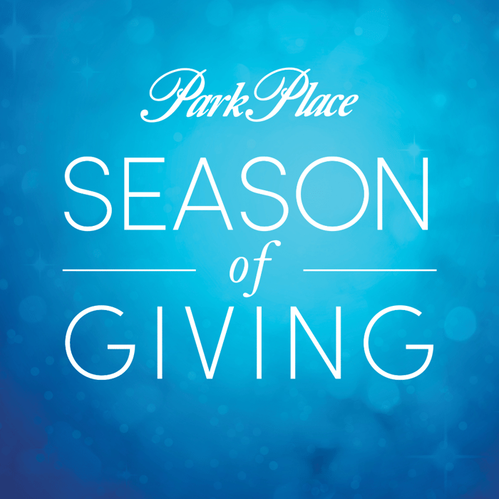 Park Place's 2nd Annual Season Of Giving Campaign Will Award A Total Of $100,000 To Non-Profits