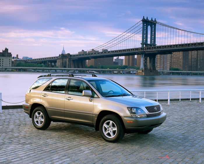 Flashback:  The First Lexus RX When It Debuted In 1998