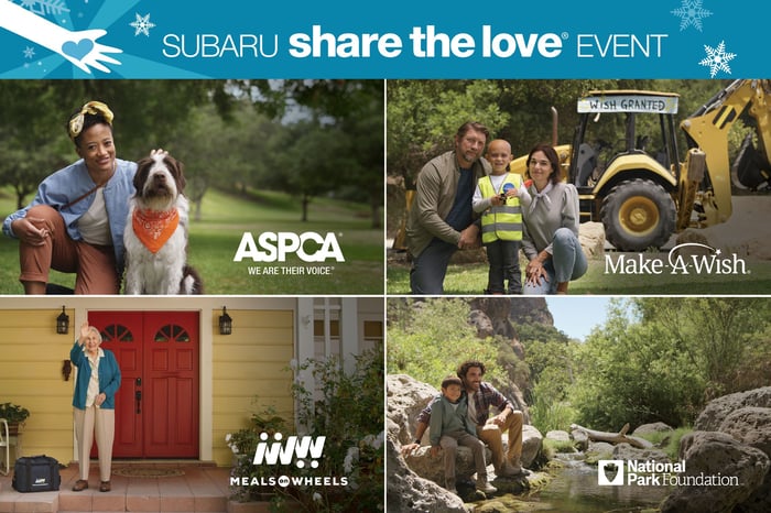 Subaru "Share The Love"  Donations Total $256 Million Over 15 Years