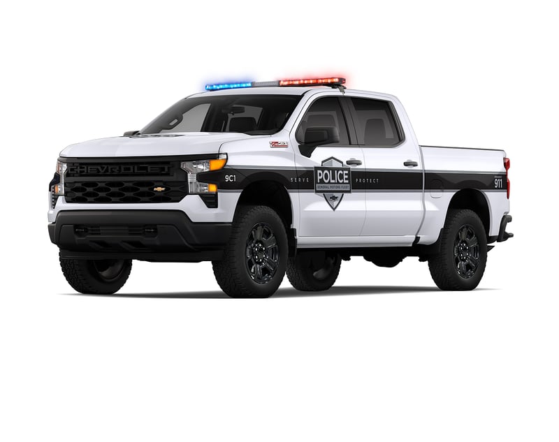 Chevrolet Introduces First-Ever Silverado Police Pursuit Pickup