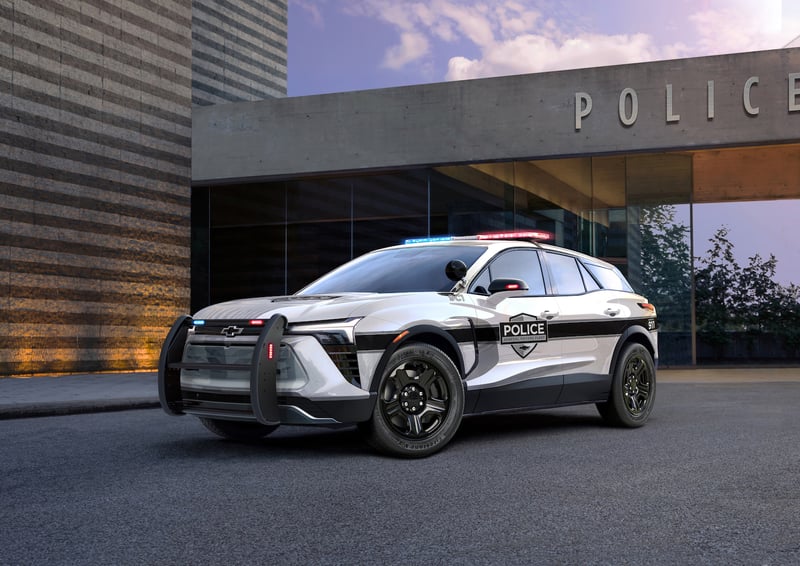 Chevrolet Reveals All-Electric Blazer Police Cruiser