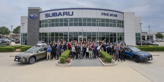 Sam Pack’s Five Star Subaru Is Subaru Retailer Of The Year