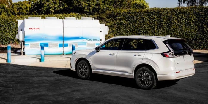 California:  Check Out The Honda CR-V Plug-in Hydrogen Fuel Cell Vehicle