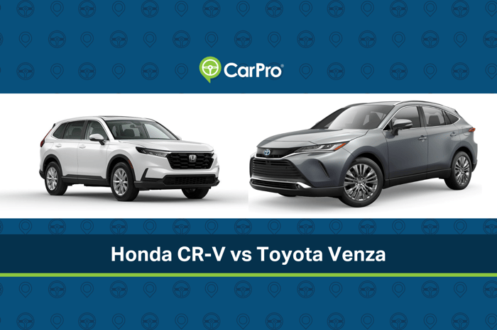 Honda CR-V vs Toyota Venza