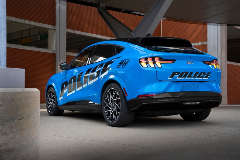 Electric Mustang Mach-E Will Be A Police Cruiser