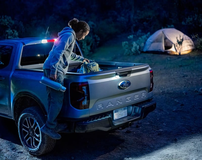All-New 2024 Ford Ranger Truck Bed Features