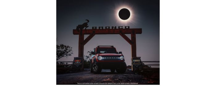 Ford Invites Bronco, Bronco Sport Owners To Watch Eclipse Near Austin, TX