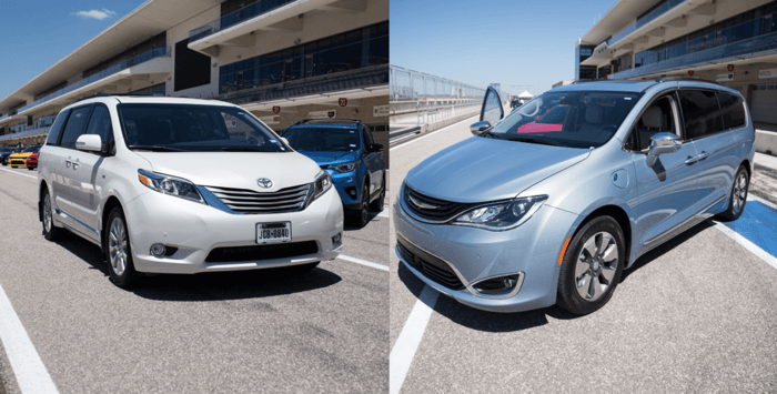 Minivans: Toyota Sienna vs Chrysler Pacifica Hybrid