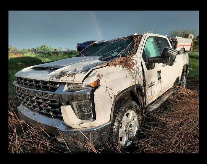 Interview: WBAP Storm Spotter Survives Being Hit By Tornado In Chevrolet Silverado