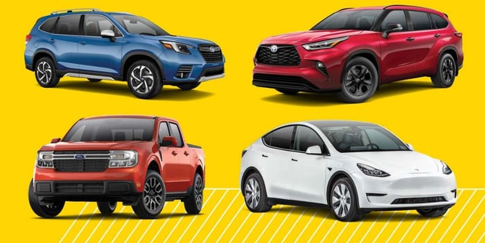Consumer Report’s Top Ten List of 2024 Model Vehicles