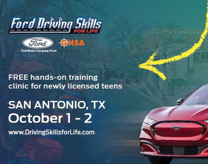 Ford Driving Skills For Life Heads To San Antonio This Weekend!