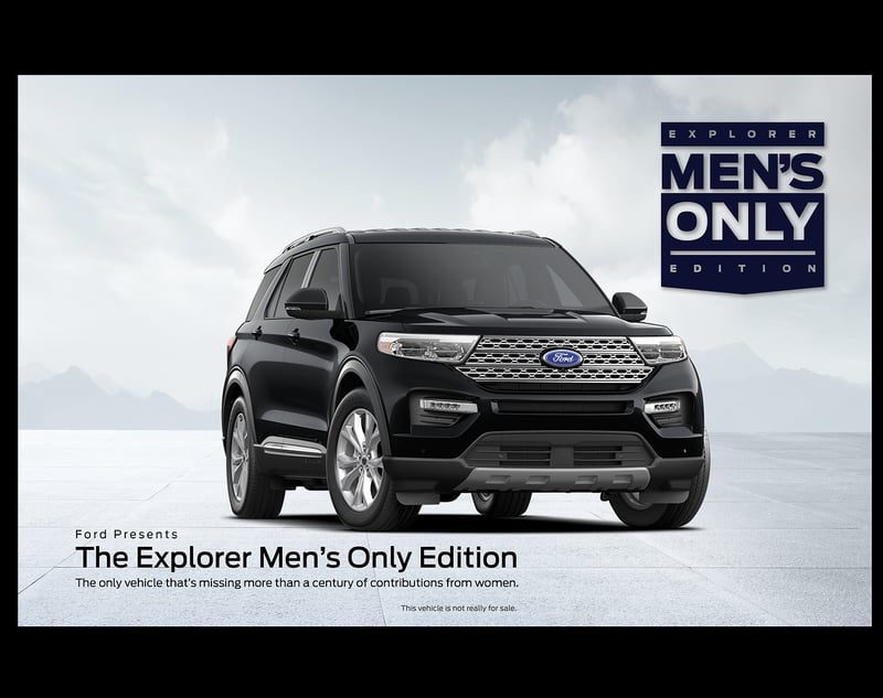 Ford Introduces Ford Explorer “Men's Only” Edition