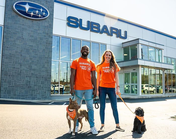 Standing Ovation!  Subaru Helps 47,000 Shelter Pets Find Homes