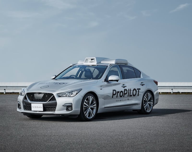 Nissan Tests New ProPILOT Driver-Assistance Technology