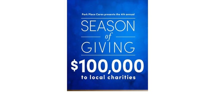 Park Place Dealerships Kicks Off 4th Annual Season of Giving