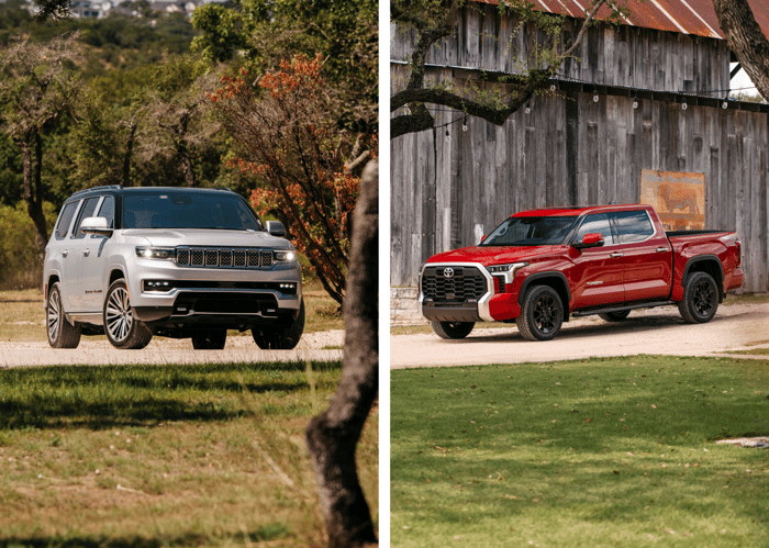 Toyota Tundra, Grand Wagoneer Named 2022 Truck, SUV of Texas