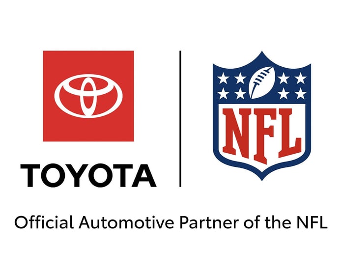Toyota Is The Official Automotive Partner Of The NFL